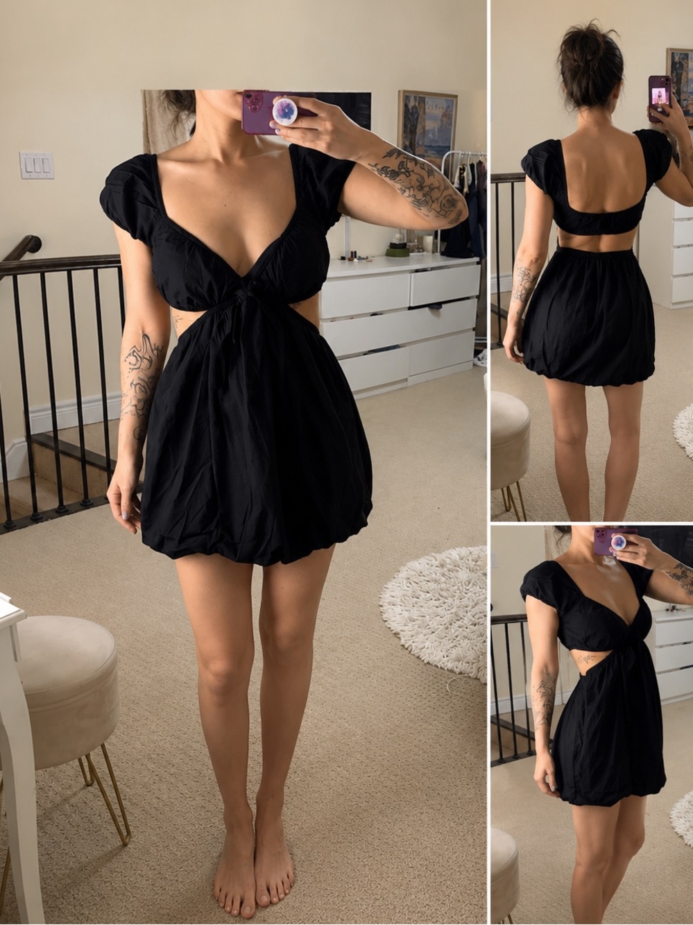 Garage | Black Dress | Size S